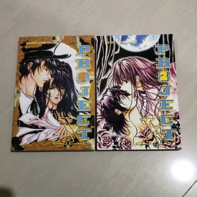 2 KOMIK ORI KOMIK PROJECT X NO 1 S/D 2 PENERBIT ELEX MEDIA KOMPUTINDO