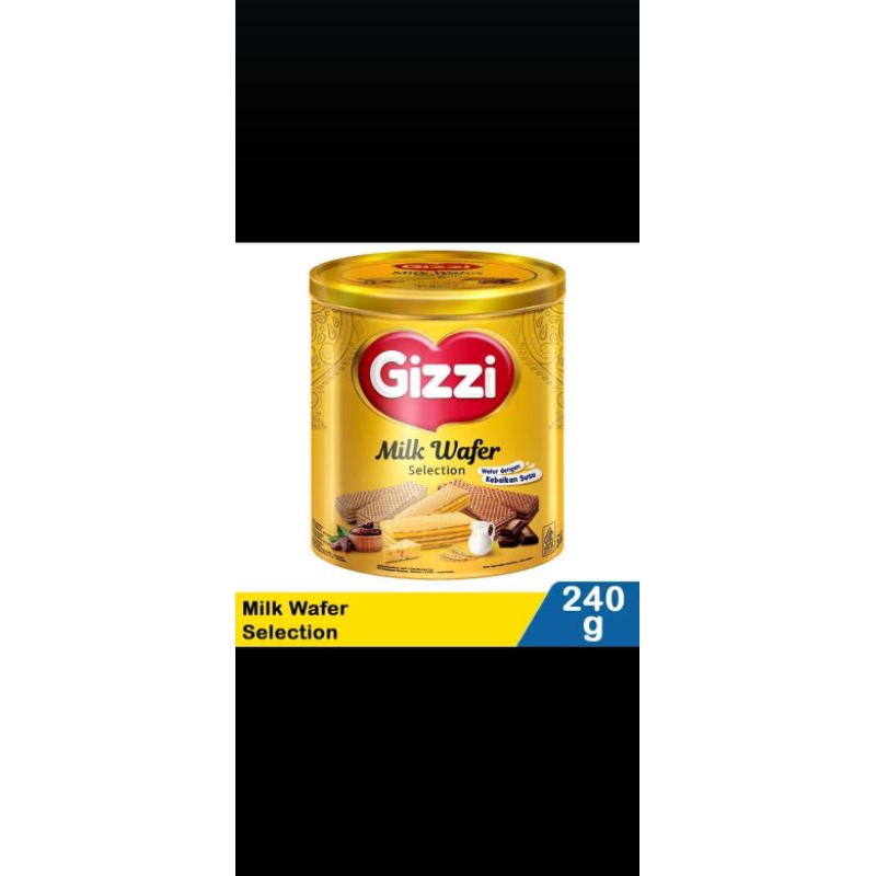 

Gizzi Milk Wafer Selection 240g Isi 6