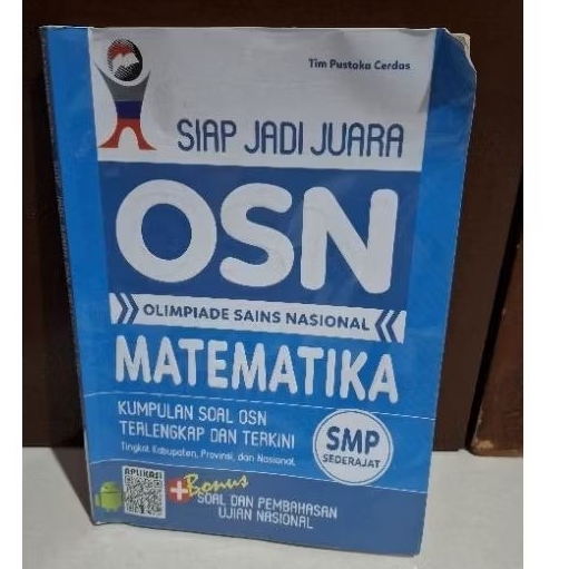 Preloved Buku Siap Jadi Juara OSN Matematika Tingkat SMP/Sederajat