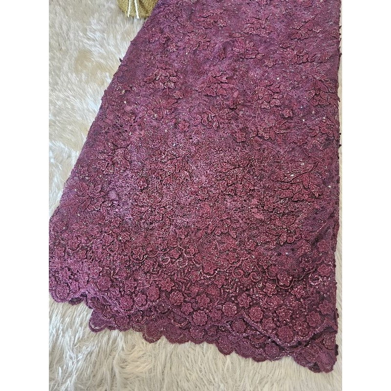 Sinarbintangbutik - Kain Tile Bordir 3D Payet Premium