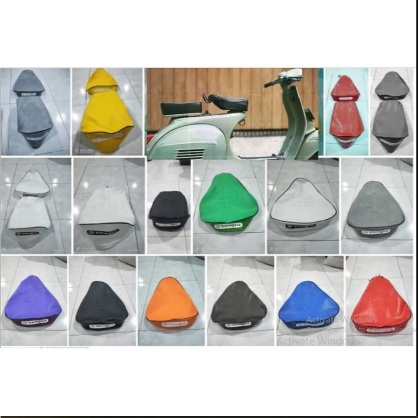 Sarung jok vespa super depan belakang