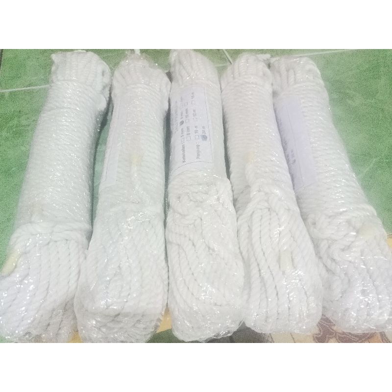 

TALI BLATI,TALI BENANG,TALI KAIN WARNA PUTI SIZE 6MM