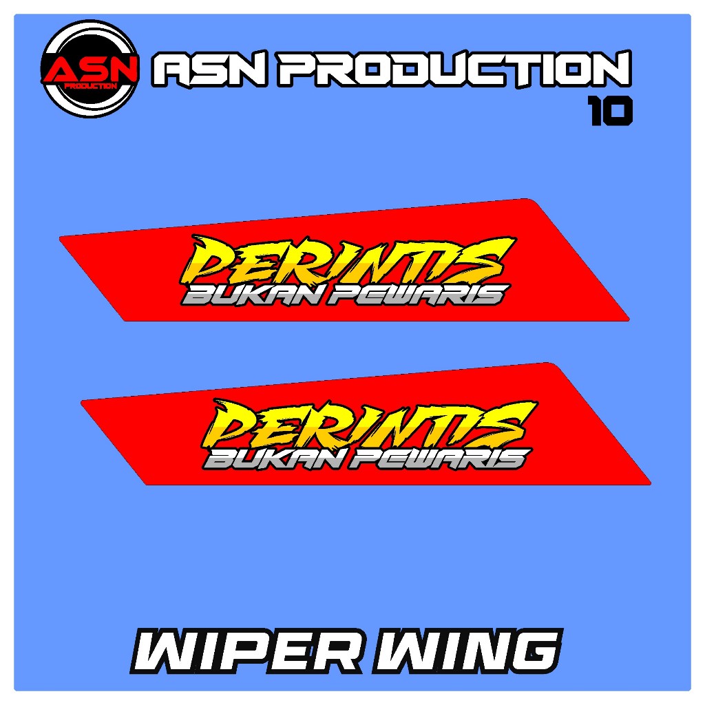WIPER WING VARIASI UNTUK MOBIL PICK UP VARIASI WIPER GRANDMAX,L300 ,CARRY,TRAGA.KIJANG.PANTHER KODE 
