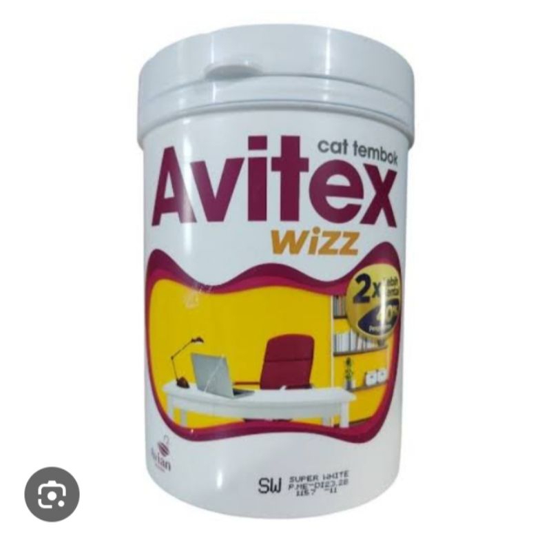 CAT TEMBOK AVITEX WIZZ 125 MERAH DELIMA 1KG