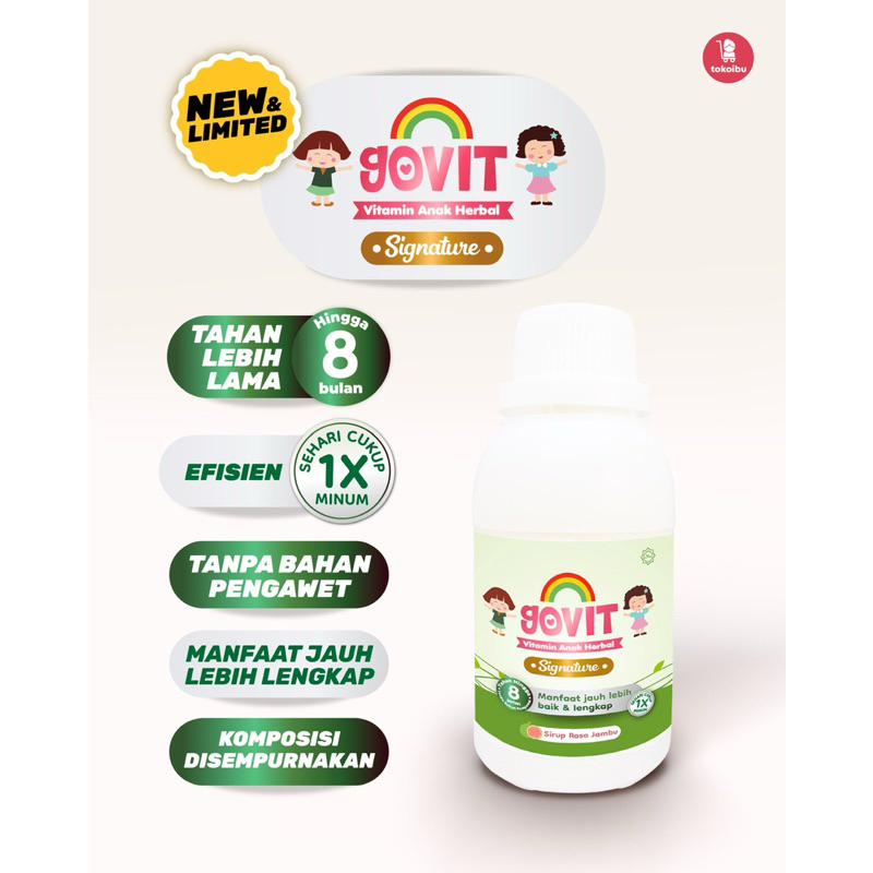 [GOVIT SIGNATURE] VITAMIN HERBAL TERBUKTI 2x LEBIH AMPUH ATASI ANAK GTM