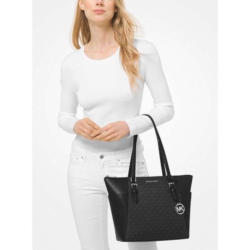 MK Charlotte Tote Black
