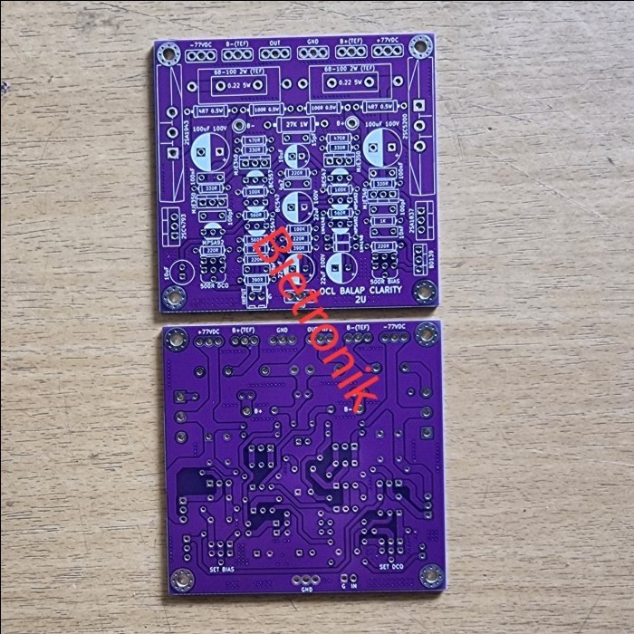 PCB OCL Balap Clarity Amp 2U Dauble Layer