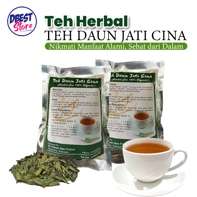 

Teh Daun Jati Cina Original alami Herbal Teh Pelangsing Penurun Berat Badan Peluntut Lemak