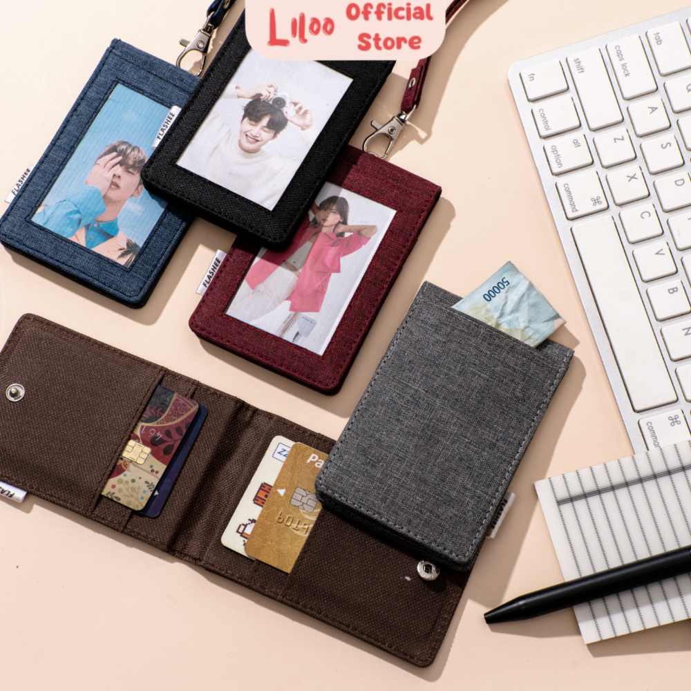 

Lanyard Kanvas Dompet Kancing ID Card Holder Kanvas Name Tag Kanvas Kain Kanvas Tebal Termurah