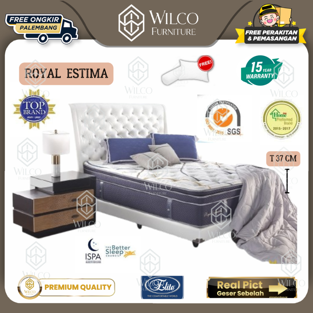 Springbed Elite Royal Estima |  Matras Springbed Elite Murah | Kasur Murah Palembang