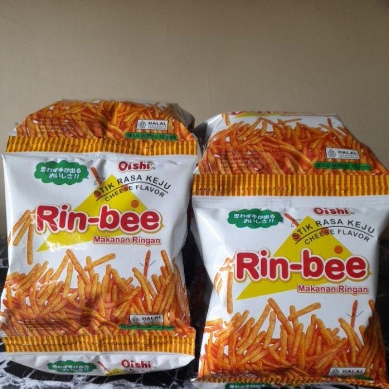 

Snack Oishi Rin-Bee Stik Rasa Keju (isi 10)