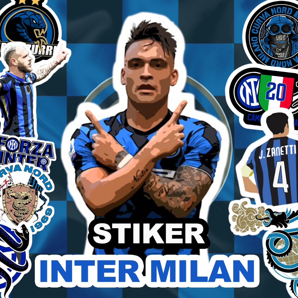 

STICKER PACK INTER MILAN 15 pcs HOLOGRAM | STIKER TUMBLER LAPTOP KOPER HELM WATERPROOF AESTHETIC BOLA ANTI AIR VERSI CLUB INTER MILAN PREMIUM VINYL