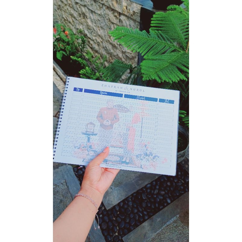 

buku tamu costum hardcover