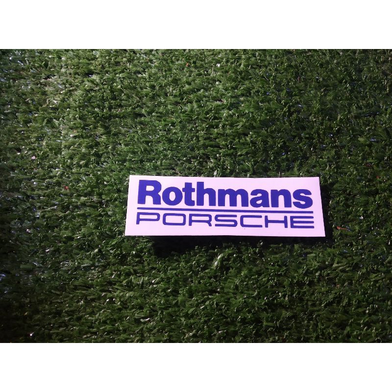 

stiker vinyl rothmans porsche