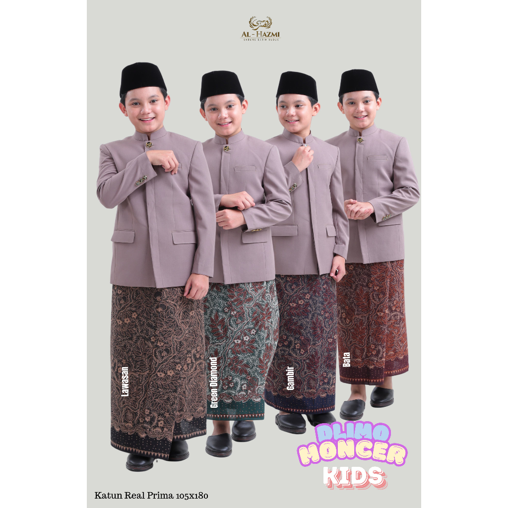 Alhazmi Motif Anak Kids, ALHAZMI SARUNG BATIK KUDUS // BATIK CAP KUDUS// SARUNG BATIK ALHAZMI KUDUS 