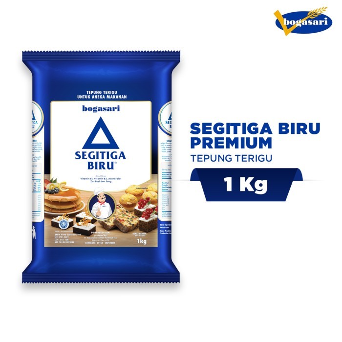 

BOGASARI Tepung Terigu Segitiga Biru Bening 1 kg