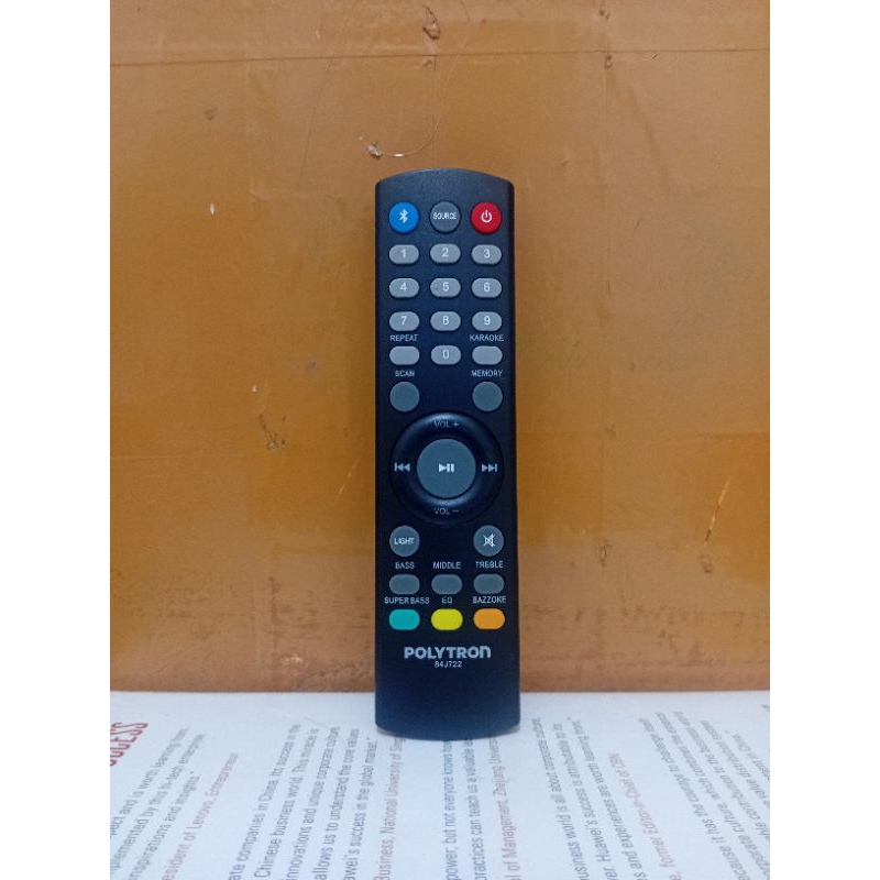 REMOTE BAZZOKE BLUETOOTH TV POLYTRON SERI 84J722 ORIGINAL