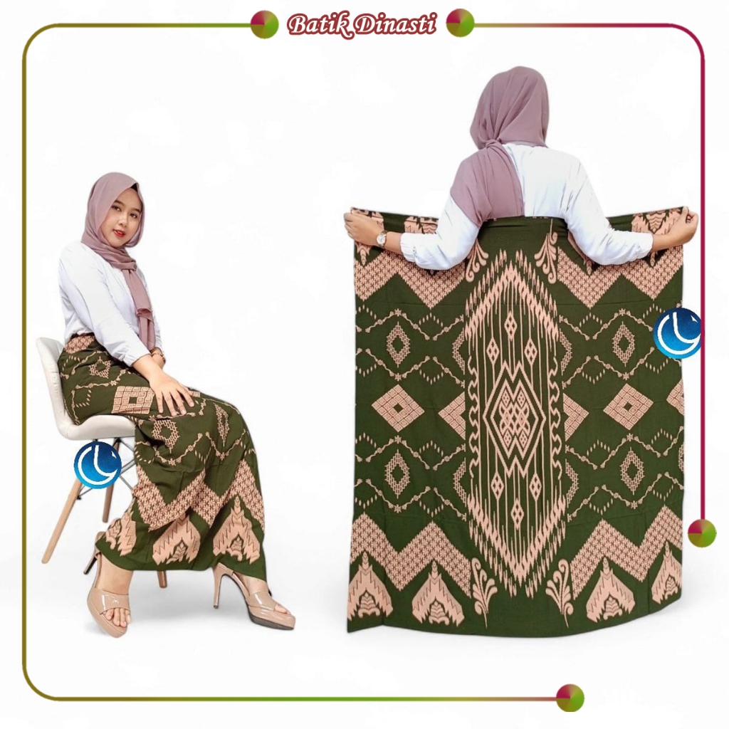 Pakaian Muslim Wanita - Bawahan Sarung Goyor - Motif Balimoon