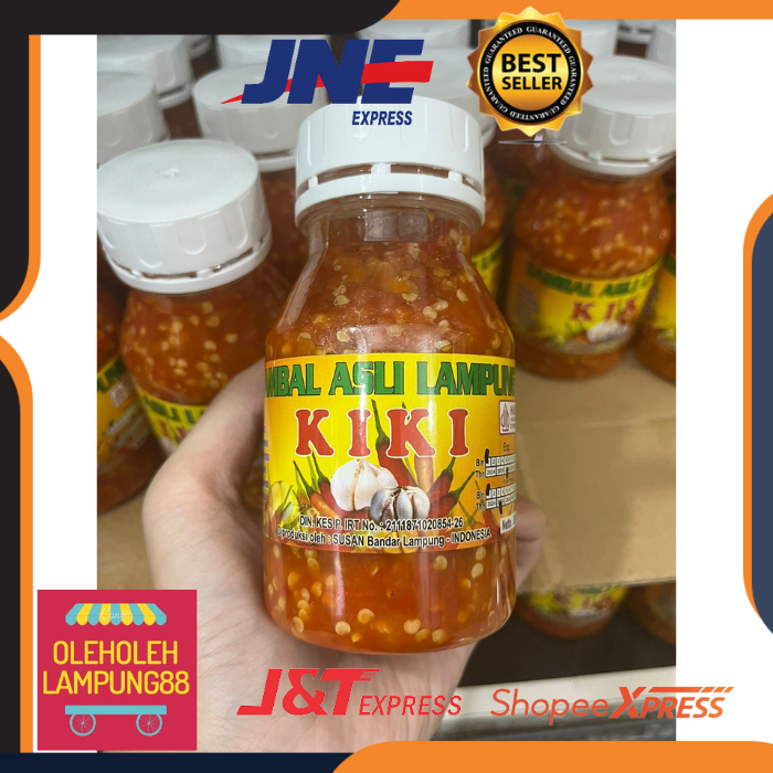 

Kiki Sambal Bawang Asli Lampung Kemasan Botol 300Gr Sambal Lampung Pedas Sambel Bawang Kiki Lampung