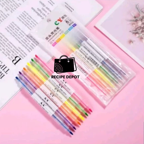 

Stabilo Setabilo Pena Pewarna Penanda Tulisan Double Sides Warna Warni Set 6 Pcs Highlighter Perlengkapan Sekolah