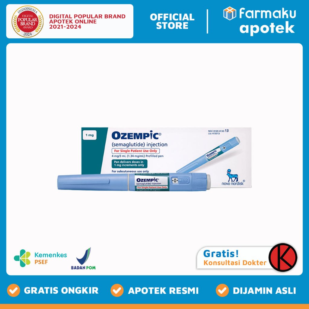 Ozempic Single Dose 1 mg Injection 3 ml - TJD