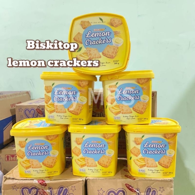 

Biskitop Lemon Crackers Kering Kuning / kue lebaran / snack lebaran