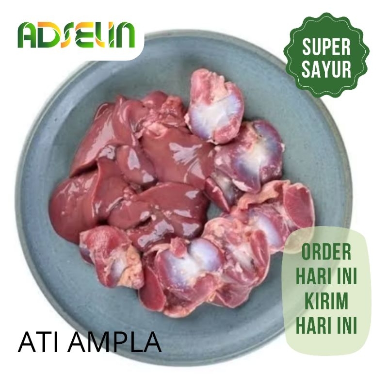 

Ati Ampla 2 Pcs Segar Bersih Adselin Sayuran Segar