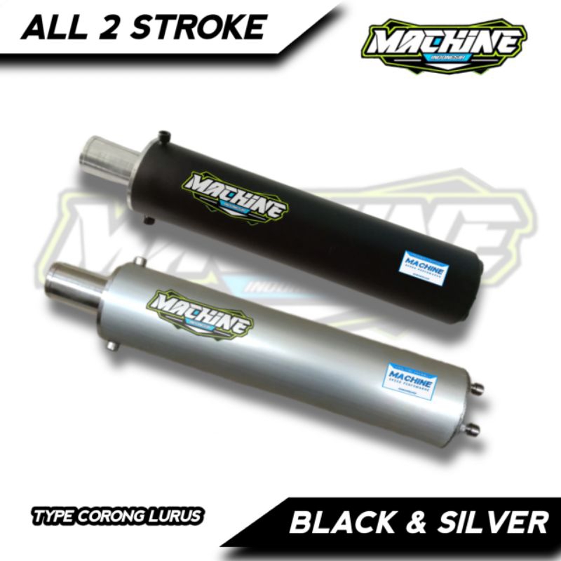 SILINCER SLINCER KNALPOT NINJA RX KING FUL ALMUNIUM MONCONG LURUS SUPER GARING ORIGINAL MACHINE COPY