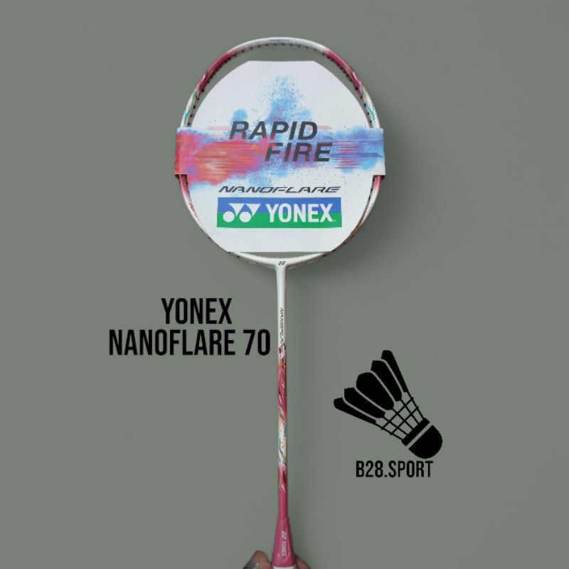 raket badminton Yonex NANOFLARE 70 pink original