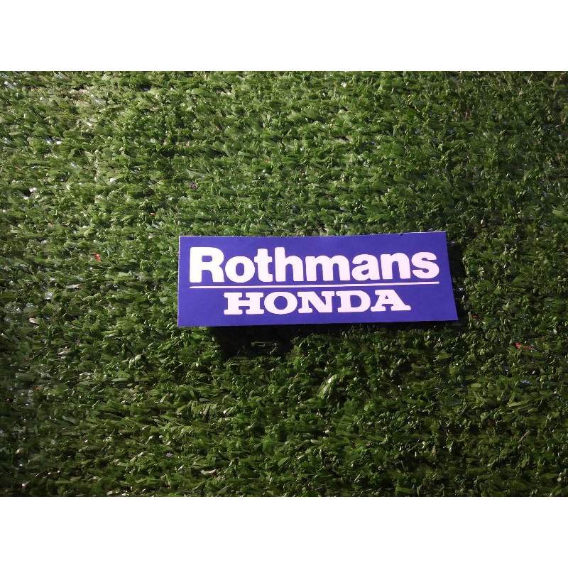 stiker vinyl rothmans honda