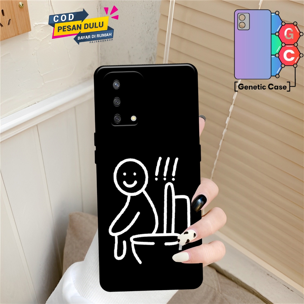 SOFTCASE KARAKTER CUTE FOR OPPO A95/A74 Custom Case Aesthetic Untuk tipe handphone oppo vivo realme 