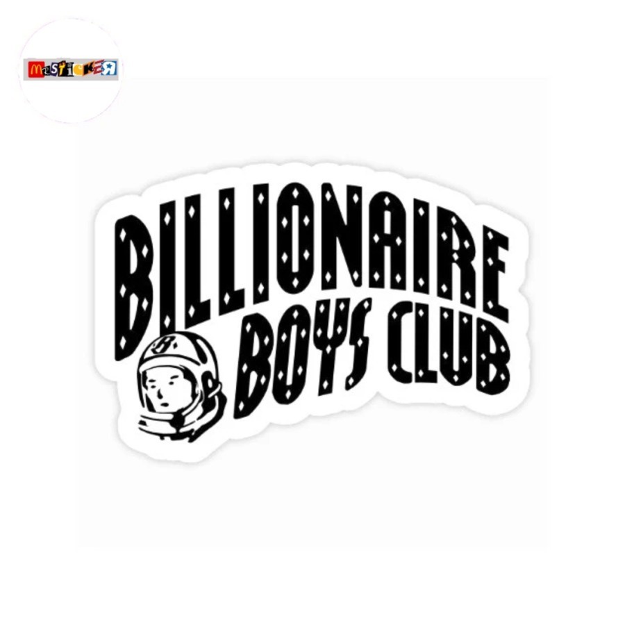 

sticker Billionaire Boys Club logo diecut stiker BBC streetwear
