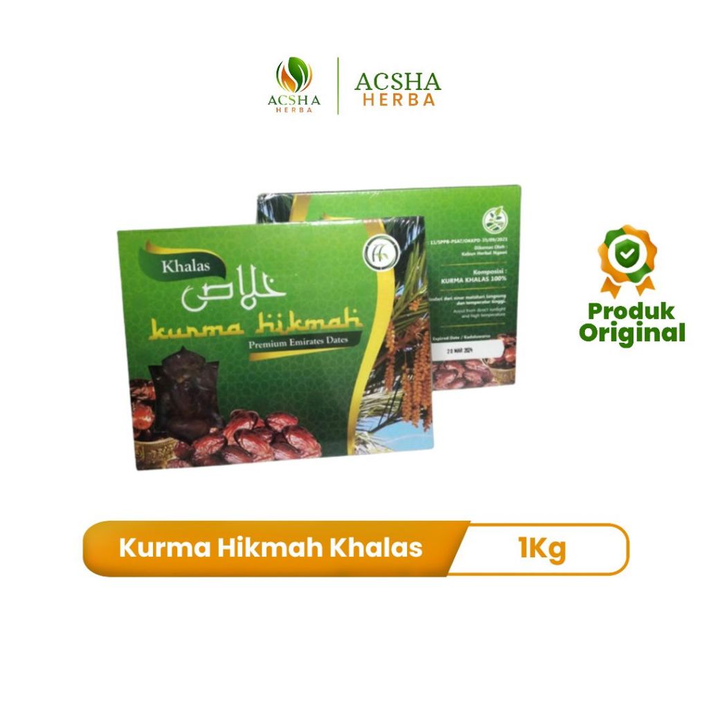 

Kurma Hikmah Khalas / Kholas 1kg