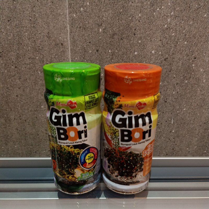 

mama suka gim bori rumput laut kering tabur