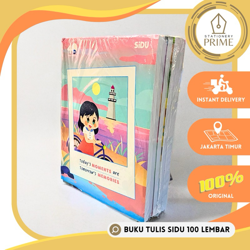 

Buku Tulis Sinar Dunia / SIDU 100 Lembar ( 1 Pack isi 5 Buku )