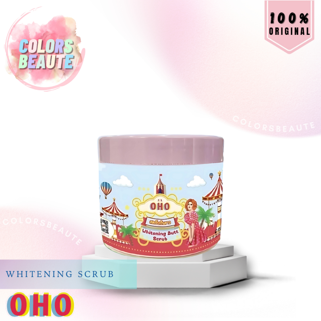 Oho Butt Whitening Scrub 300g/Scrub badan