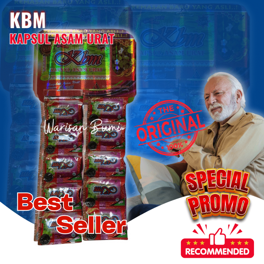 

KAPSUL KBM ASAM URAT ORIGINAL ISI 20 SASET