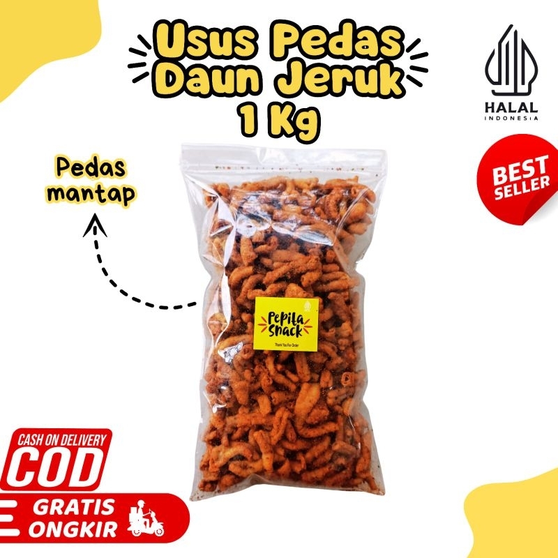

Usus Pedas Daun Jeruk Usus Crispy pedas 1 kg