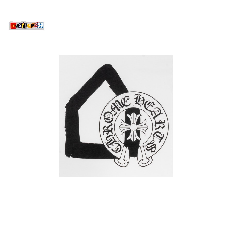 

sticker dover street market x chrome hearts logo stiker DSM streetwear