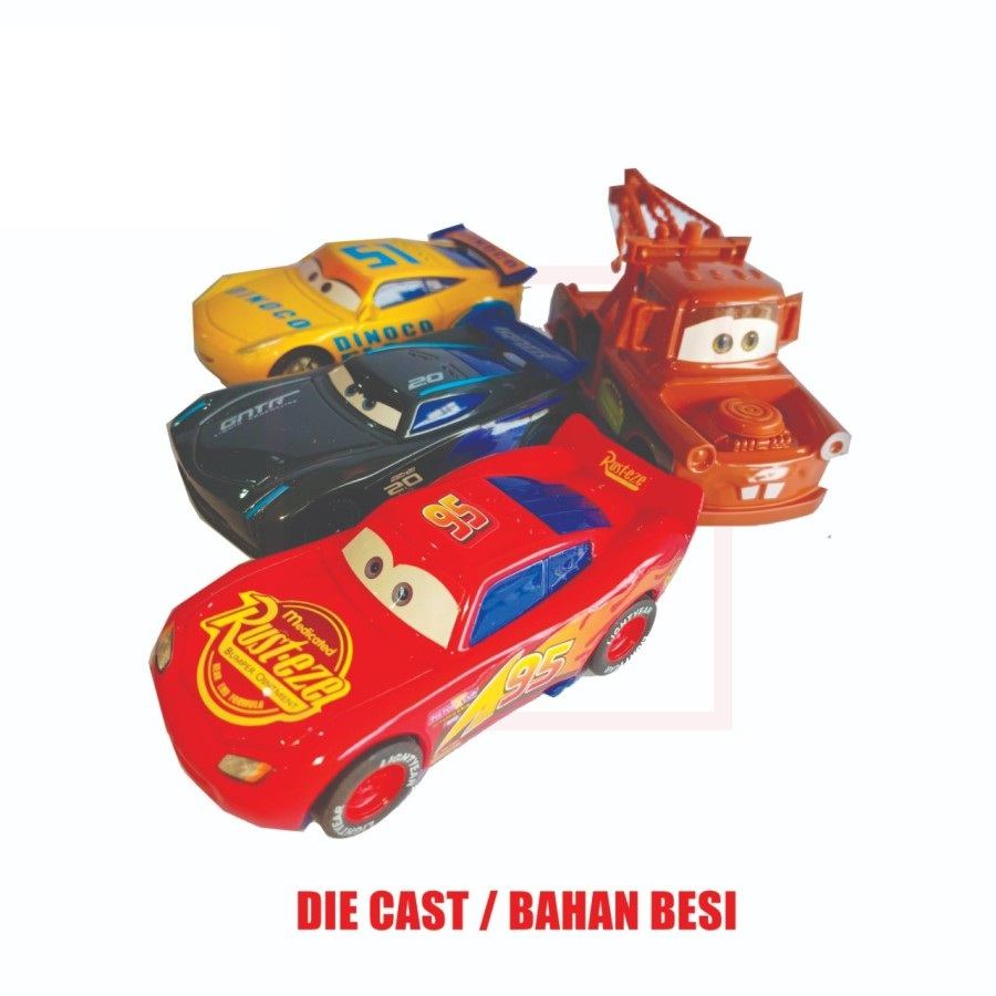 DIECAST METAL MOBIL CARS MCQUEEN