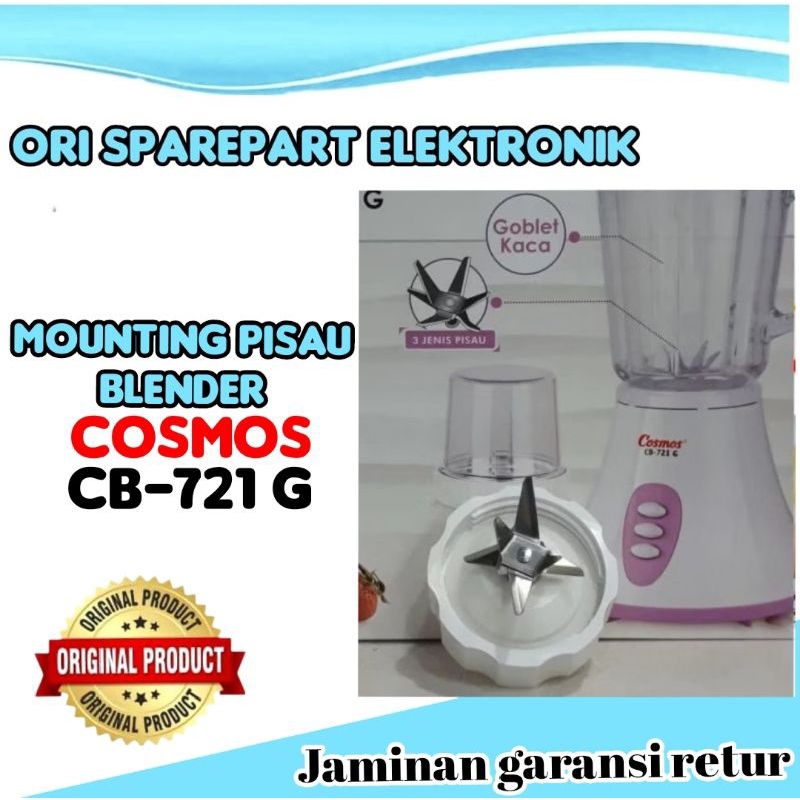 Mounting pisau blender cosmos CB-721 G pisau mounting 6 mata pisau blender cosmos 721