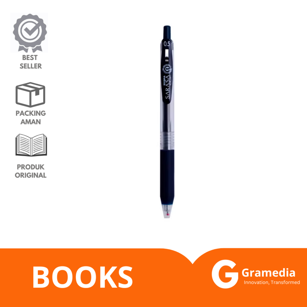 

Gramedia Lampung - ZEBRA SARASA CLIP 0.5 BLACK