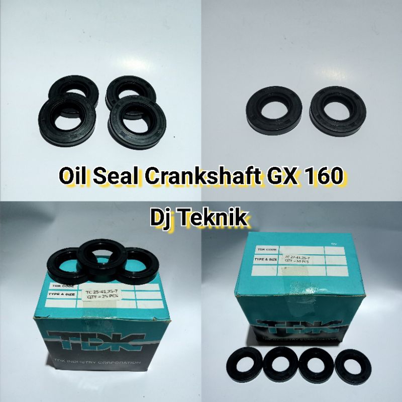 OIL SEAL CRANKSHAFT GX 160/GX 200 / SEAL KRUK AS GX 160/GX 200