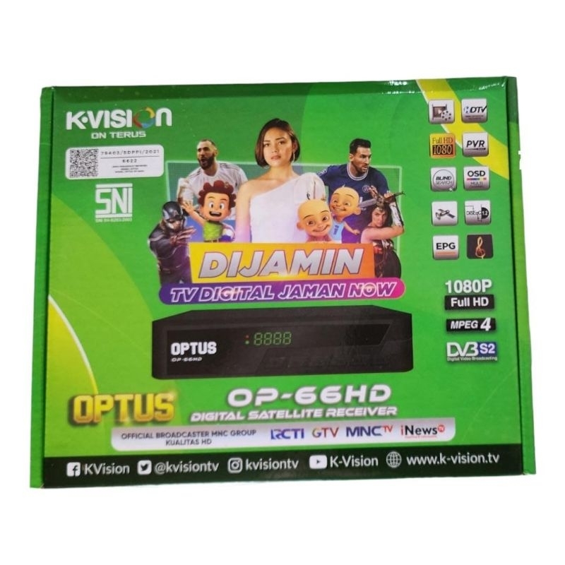 Receiver Kvision Optus Digital