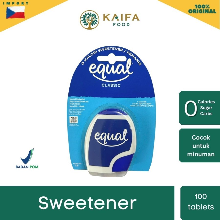 

Equal Classic Pemanis nol Kalori / Sweetener Tablets
