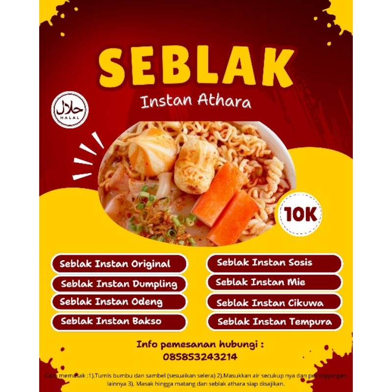

Seblak Instan Athara