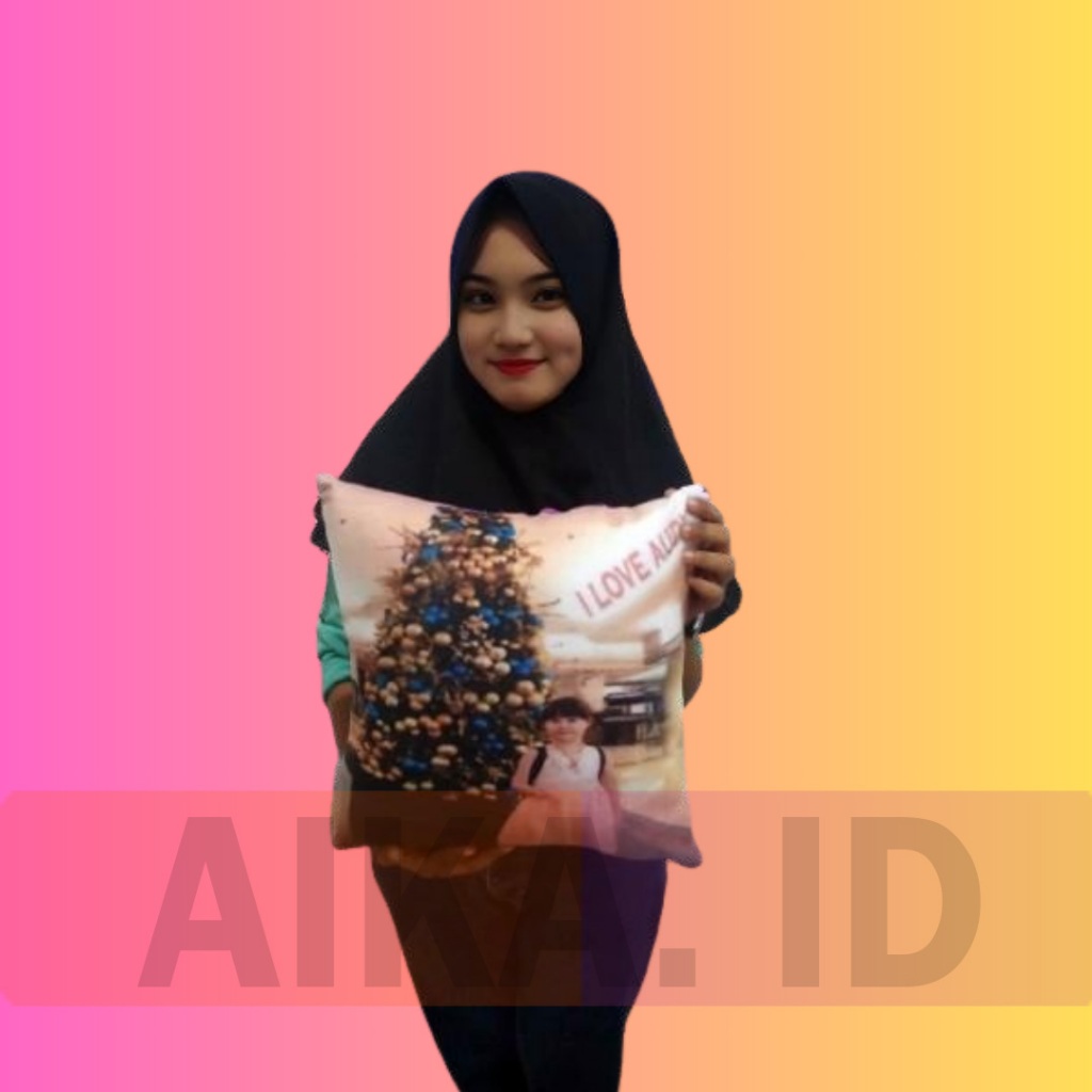 Bantal Sofa Custom Foto 40x40