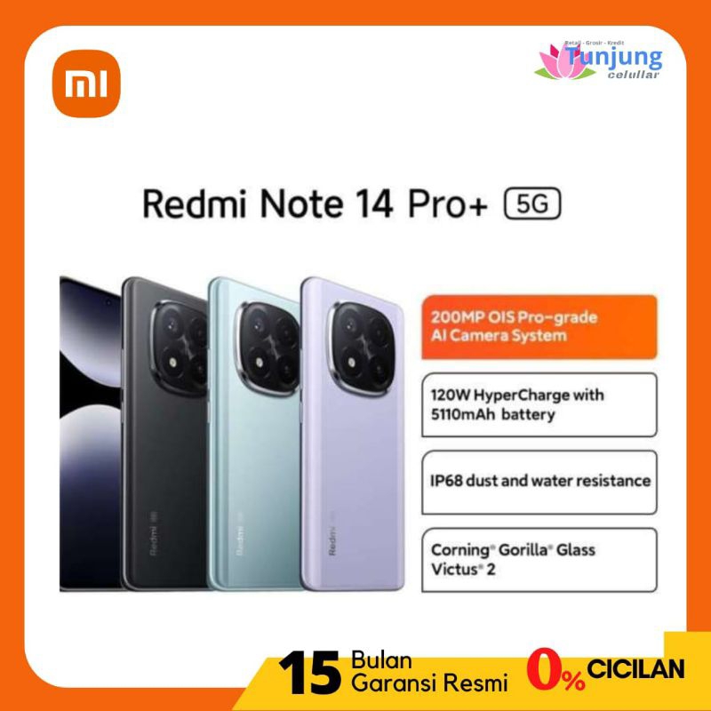 Xiaomi Redmi Note 14 Pro+ 5G 8/256 | 12/512 Garansi Resmi