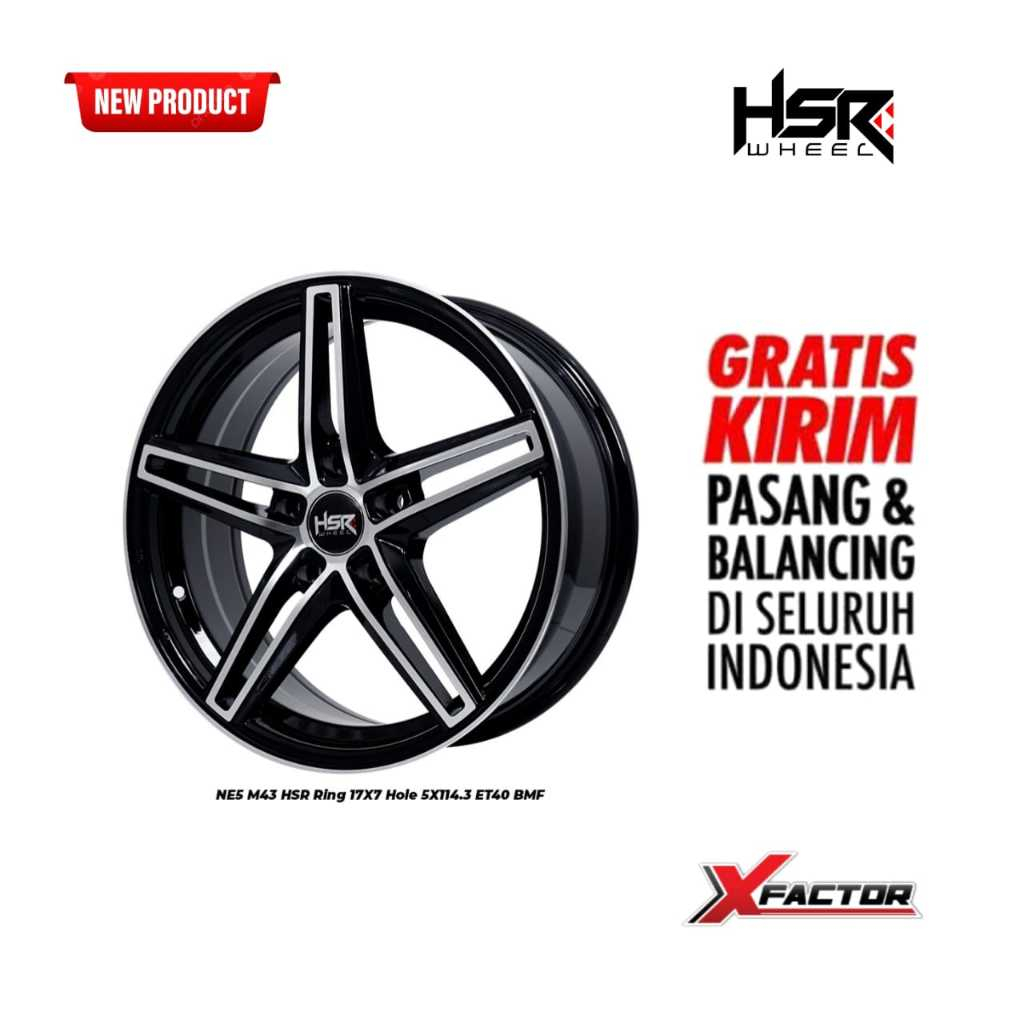 VELG HSR R17 6.700.000 4PCS VELG HSR NE5 R17X7 H5X114,3 ET40