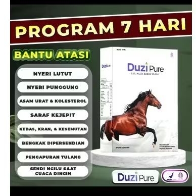 

Ready Duzi Pure Susu Kuda Bubuk Murni